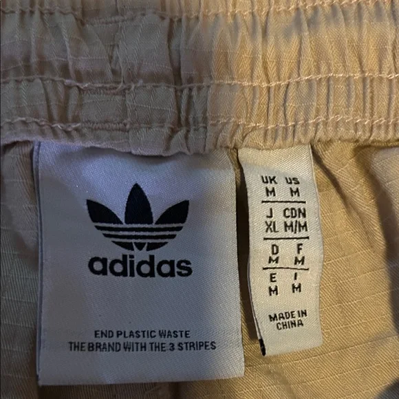 Adidas Beige Cargo Pants - Picture 2 of 3